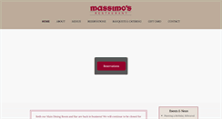 Desktop Screenshot of massimos.com